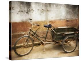 Bicycle, Huangshan City (Tunxi), Anhui Province, China-Jochen Schlenker-Stretched Canvas