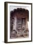 Bicycle in Doorway, Jodhpur, Rajasthan, India-Peter Adams-Framed Photographic Print