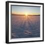 Bicycle in Snow-Wisslaren-Framed Photographic Print