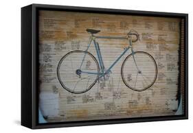 Bicycle in Tongues-Jason Pierce-Framed Stretched Canvas