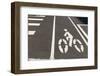 Bicycle Lane near Dongmen Market, Taipei, Taiwan-Paul Souders-Framed Photographic Print