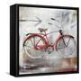 Bicycle Lane-Sydney Edmunds-Framed Stretched Canvas