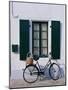 Bicycle Leaning Against a Wall, Ile De Re, France, Europe-Guy Thouvenin-Mounted Photographic Print