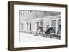 Bicycle Leaning Against Wall, City, Copenhagen, Denmark, Scandinavia-Axel Schmies-Framed Photographic Print