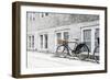 Bicycle Leaning Against Wall, City, Copenhagen, Denmark, Scandinavia-Axel Schmies-Framed Photographic Print