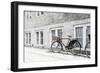 Bicycle Leaning Against Wall, City, Copenhagen, Denmark, Scandinavia-Axel Schmies-Framed Photographic Print