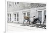 Bicycle Leaning Against Wall, City, Copenhagen, Denmark, Scandinavia-Axel Schmies-Framed Photographic Print