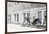 Bicycle Leaning Against Wall, City, Copenhagen, Denmark, Scandinavia-Axel Schmies-Framed Photographic Print