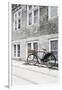 Bicycle Leans Against Wall, City, Copenhagen, Denmark, Scandinavia-Axel Schmies-Framed Premium Photographic Print