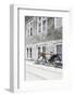 Bicycle Leans Against Wall, City, Copenhagen, Denmark, Scandinavia-Axel Schmies-Framed Photographic Print