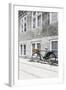 Bicycle Leans Against Wall, City, Copenhagen, Denmark, Scandinavia-Axel Schmies-Framed Photographic Print