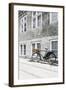 Bicycle Leans Against Wall, City, Copenhagen, Denmark, Scandinavia-Axel Schmies-Framed Photographic Print