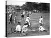 Bicycle Obstacle Race for Girls, 1898-null-Stretched Canvas