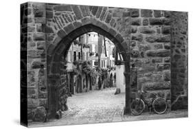 Bicycle of Riquewihr-Monte Nagler-Stretched Canvas