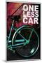 'Bicycle - One Less Car Poster' Photo | AllPosters.com