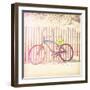 Bicycle Parked along the Beach-soupstock-Framed Photographic Print