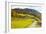 Bicycle Path Through Rural Mountain Landscape in Autumn-Miles Ertman-Framed Photographic Print