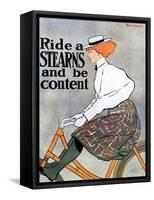 Bicycle Poster, 1896-Edward Penfield-Framed Stretched Canvas