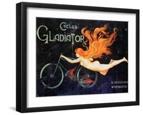 Bicycle Poster, C1905-null-Framed Giclee Print