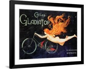 Bicycle Poster, C1905-null-Framed Premium Giclee Print