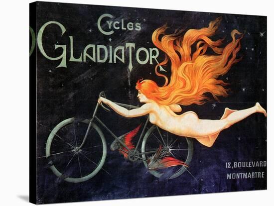 Bicycle Poster, C1905-null-Stretched Canvas