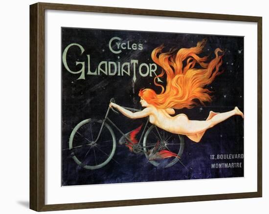 Bicycle Poster, C1905-null-Framed Giclee Print