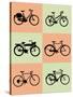 Bicycle Poster-NaxArt-Stretched Canvas