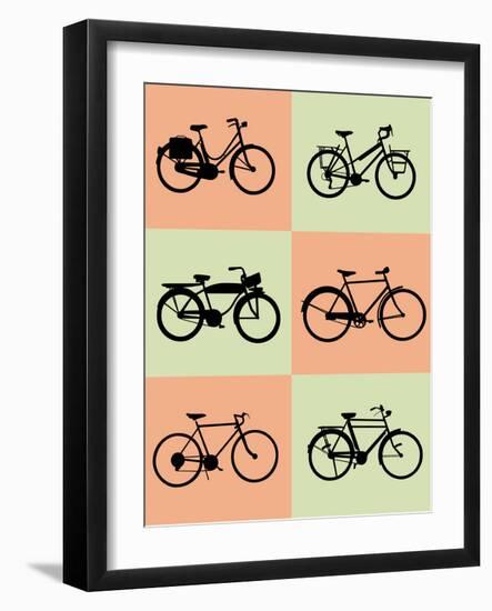 Bicycle Poster-NaxArt-Framed Art Print