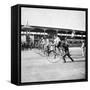 Bicycle Race, 1890-null-Framed Stretched Canvas