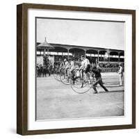 Bicycle Race, 1890-null-Framed Giclee Print