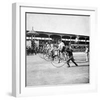 Bicycle Race, 1890-null-Framed Giclee Print