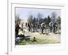 Bicycle Race, 1896-Arthur Burdett Frost-Framed Giclee Print