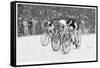 Bicycle Race, 1896-Charles H. Broughton-Framed Stretched Canvas