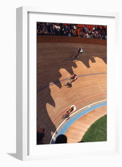 Bicycle Race at 1972 Summer Olympic Games in Munich Germany-John Dominis-Framed Photographic Print
