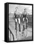 Bicycle Race at Lillie Bridge, 1875-null-Framed Stretched Canvas
