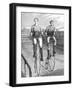 Bicycle Race at Lillie Bridge, 1875-null-Framed Photographic Print