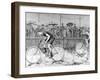 Bicycle Race at the Catford Cycling Club, 1892-null-Framed Photographic Print