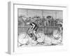 Bicycle Race at the Catford Cycling Club, 1892-null-Framed Photographic Print