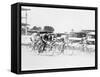 Bicycle Race in Washington DC Photograph - Washington, DC-Lantern Press-Framed Stretched Canvas