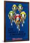 Bicycle Race Promotion-Lantern Press-Framed Art Print