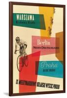 Bicycle Race, Warsaw, Berlin, Prague-null-Framed Art Print