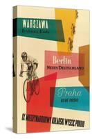 Bicycle Race, Warsaw, Berlin, Prague-null-Stretched Canvas