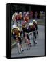 Bicycle Racers at Volunteer Park, Seattle, Washington, USA-William Sutton-Framed Stretched Canvas