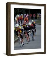 Bicycle Racers at Volunteer Park, Seattle, Washington, USA-William Sutton-Framed Photographic Print