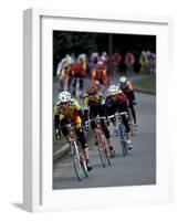 Bicycle Racers at Volunteer Park, Seattle, Washington, USA-William Sutton-Framed Photographic Print