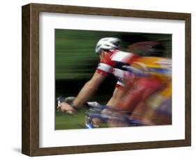 Bicycle Racers at Volunteer Park, Seattle, Washington, USA-William Sutton-Framed Photographic Print