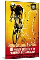 Bicycle Racing Promotion-Lantern Press-Mounted Art Print