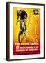 Bicycle Racing Promotion-Lantern Press-Framed Art Print