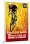 Bicycle Racing Promotion-Lantern Press-Framed Art Print