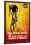 Bicycle Racing Promotion-Lantern Press-Framed Art Print